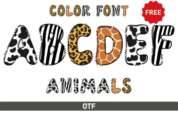 Animals: Playful Fonts for Creative Design Projects