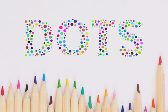 Dots: The Dotted Letters Color Font for Creative Design