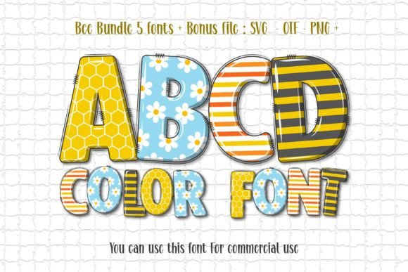 Elevate Your Design with the Honey Bee Color Font