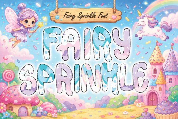 Fairy Sprinkle: A Magical Font Bundle for Dreamy Designs