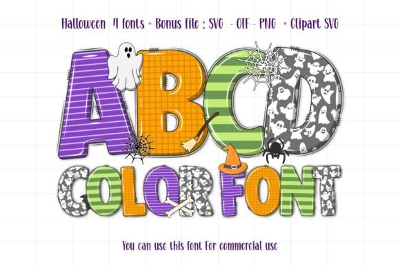 Halloween Set: A Playful Font for Creative Design