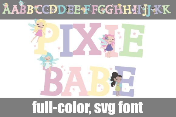 Pixie Babe: Enchanting SVG Typography for Modern Designers