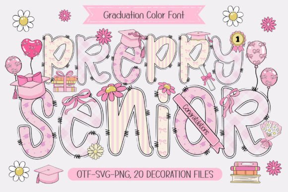 Preppy Senior: Elevating Graduation Design with Style