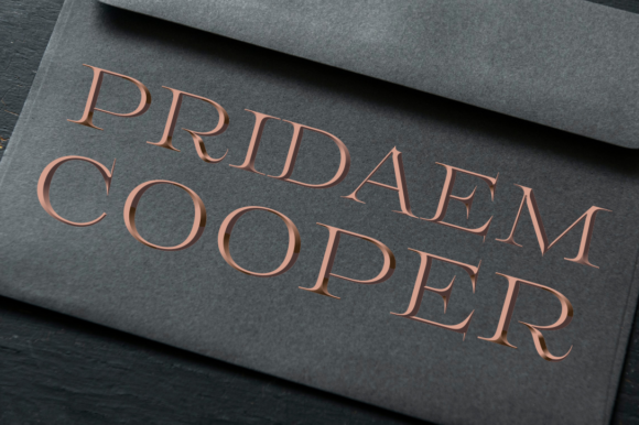 Pridaem Cooper: Elevating Designs with a Modern Color Font