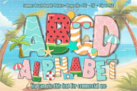 Summer Beach: A Font for Vibrant Visual Design