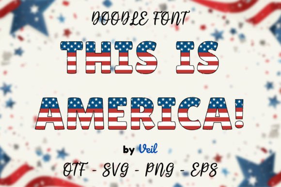 This is America: A Playful Color Font for Bold Design