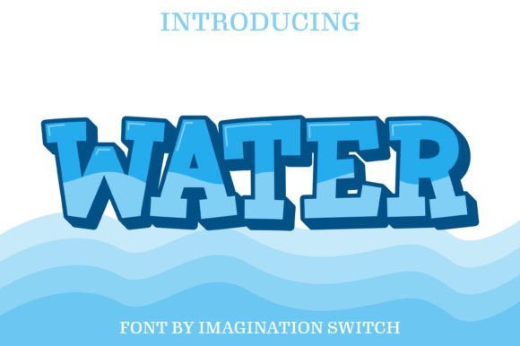 Water: A Fluid Font for Modern Design